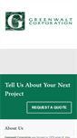 Mobile Screenshot of greenwaltcorp.com